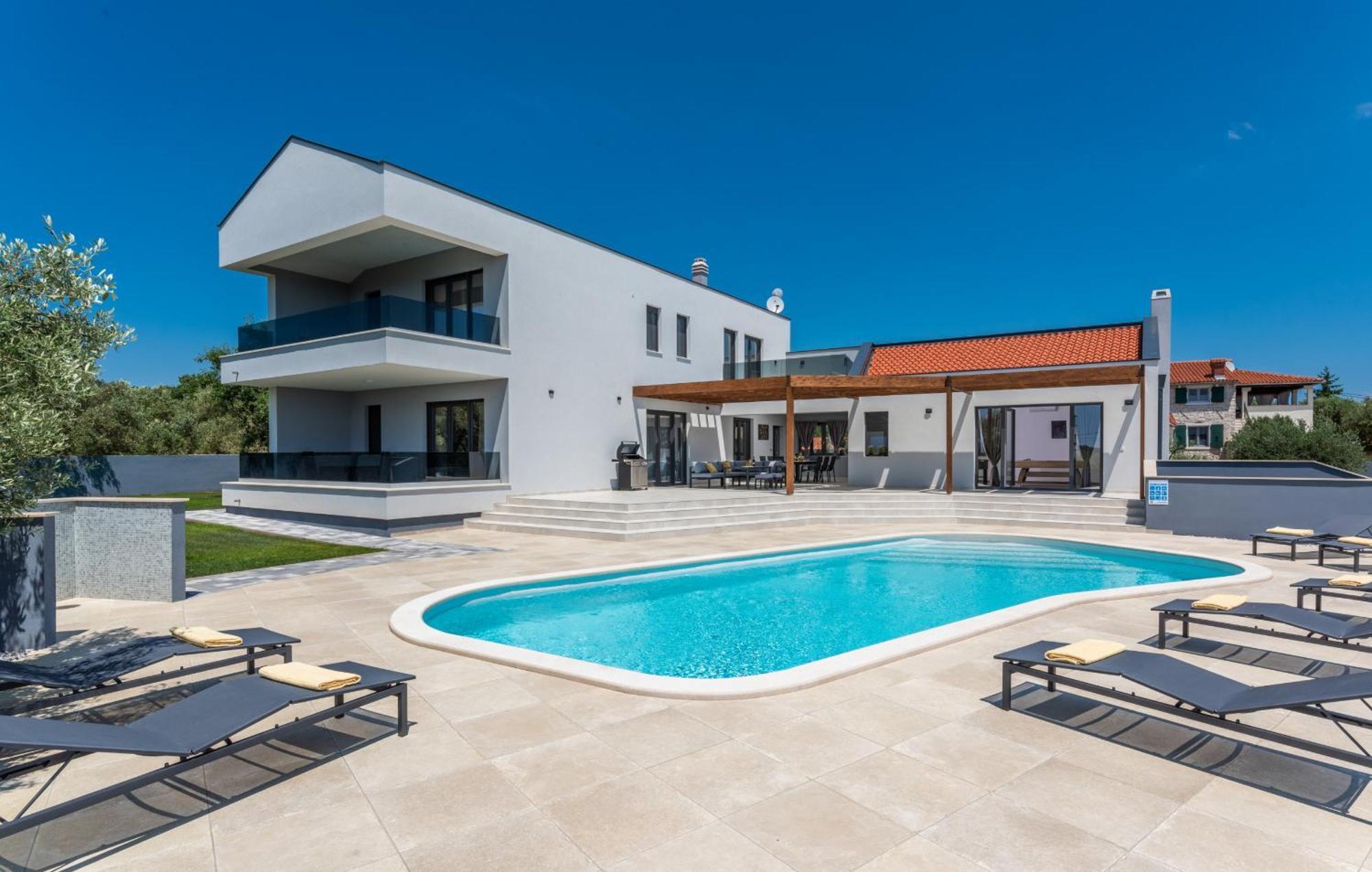 Villa Posidonia Near Pula With Sea View And Surrounded By Olive Trees Krnica Exterior foto